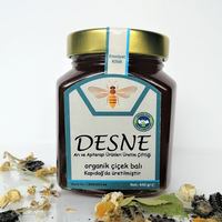 Desne Organik Polifloral Ham Çiçek Balı - 440 gr
