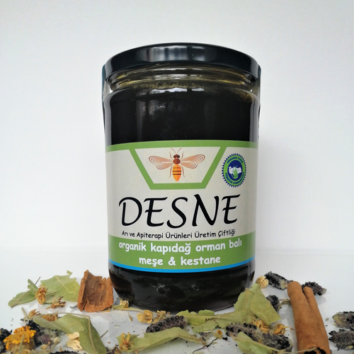 Desne Organik Kapıdağ Ham Orman Balı Meşe ve Kestane - 850 gr